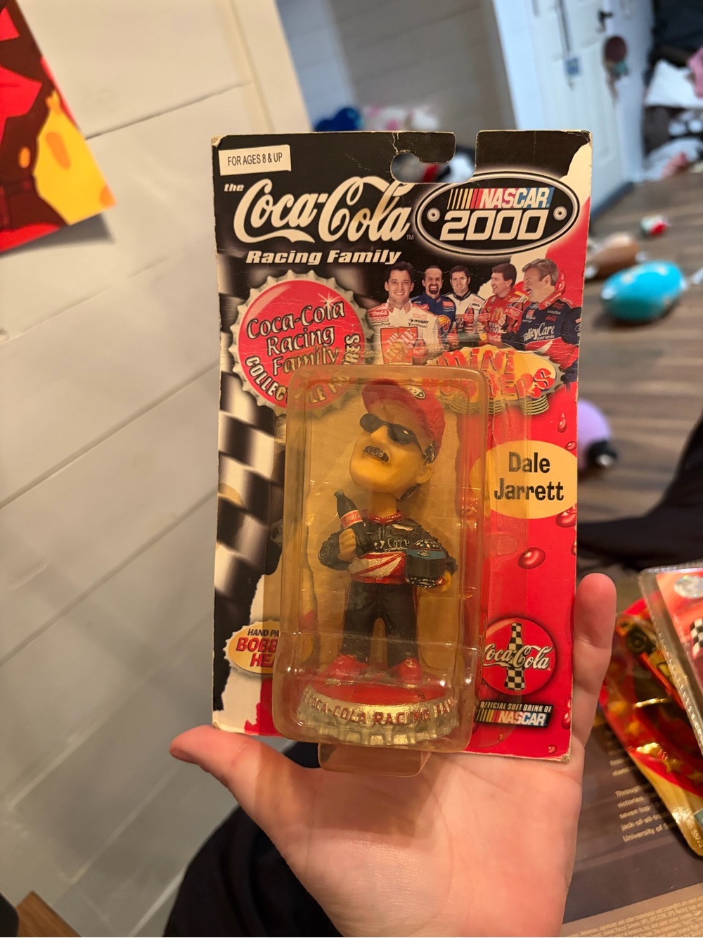 Coca Cola Dale Jarrett NASCAR 2000 Collectible Bobblehead - Red & Black
